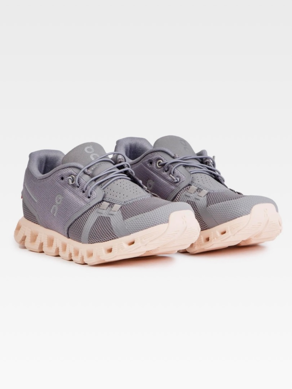ON Cloud 5 Sneakers Grey/Pink Women’s US 9 9248 - Picture 3 of 12